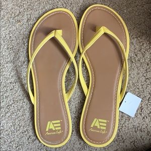 Brand new flip flops.